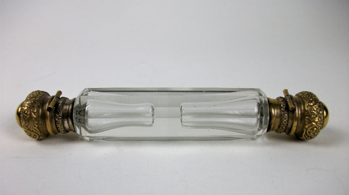 	Antique Silver Gilt Double - Ended Scent Bottle